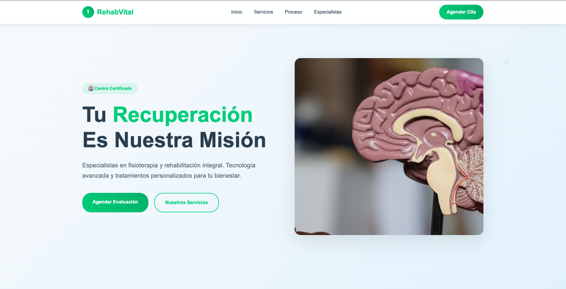 Vista previa de RehabVital - Salud